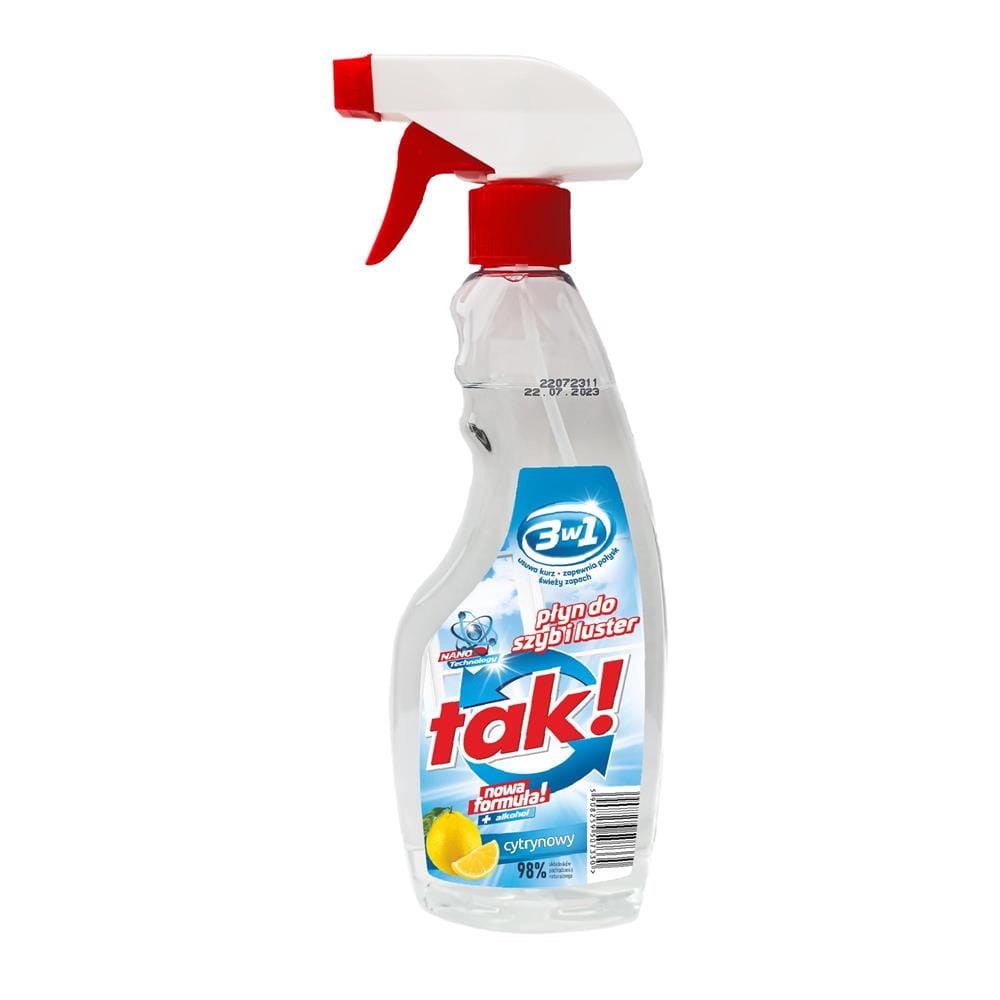 288969 TAK PŁYN DO SZYB DOZOWNIK 500ML LEMON 5908259507330