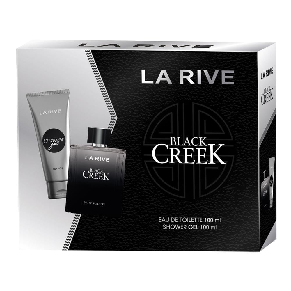 276864 LA'RIVE MEN ZESTAW PREZENTOWY WODA TOALETOWA +ŻEL POD PRYSZNIC BLACK CREEK 5903719641814