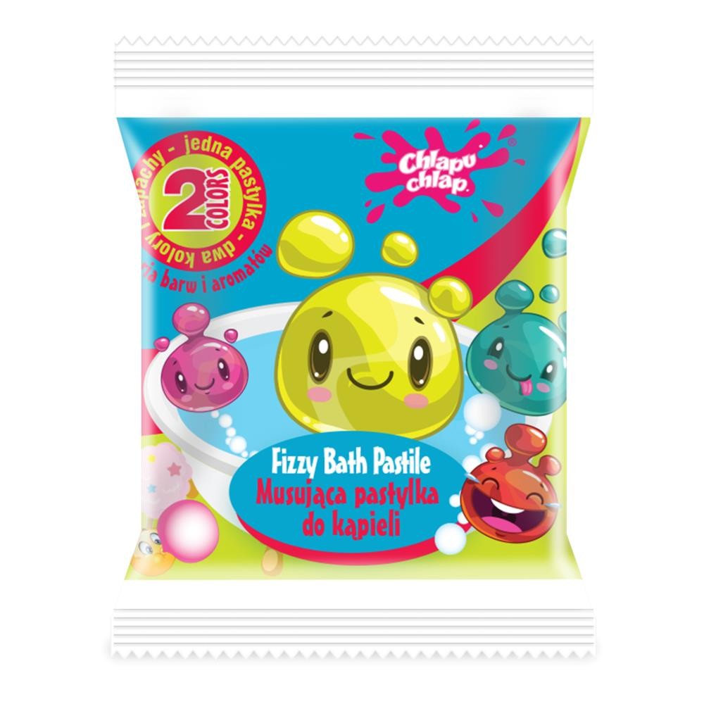 283626 CHLAPU CHLAP PASTYLKI DO KĄPIELI MUSUJĄCE DWUKOLOROWE GUMA BALONOWA/WATA CUKROWA 5901571012216