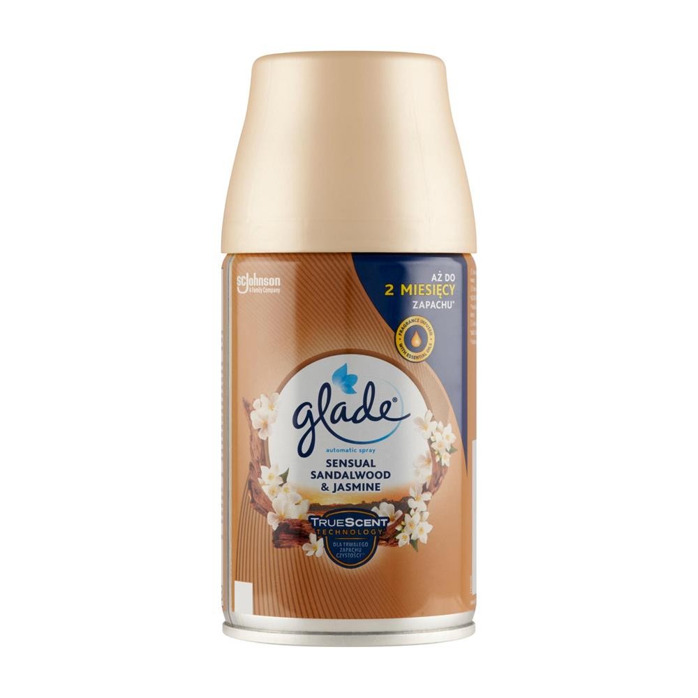 181266 GLADE AUTOMATIC SPRAY ODŚWIEŻACZ ZAPAS DRZEWO SANDAŁOWE I JAŚMIN 5000204731996