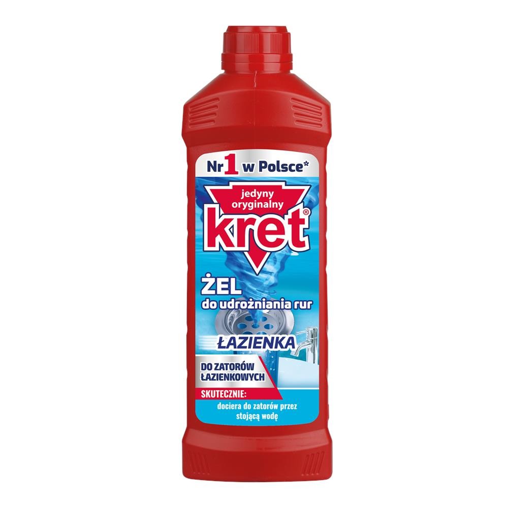 205037 KRET ŻEL DO UDROŻNIANIA RUR 500ML ŁAZIENKA 5900931019643