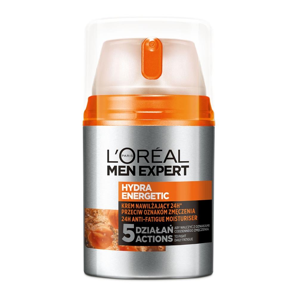 30367 MEN EXPERT HYDRA ENERGETIC KREM DO TWARZY 50ML NAWILŻAJĄCY 24H PRZECIW OZNAKOM ZMĘCZENIA 3600520297415