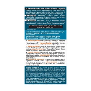 269471 MEN EXPERT MAGNESIUM DEFENSE KREM DO TWARZY 50ML NAWILŻAJĄCY 24H HIPOALERGICZNY 3600524032159