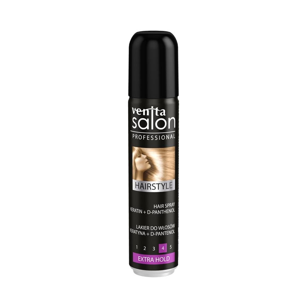 200421 VENITA SALON LAKIER DO WŁOSÓW  75ML EXTRA HOLD KERATIN 5902101517492