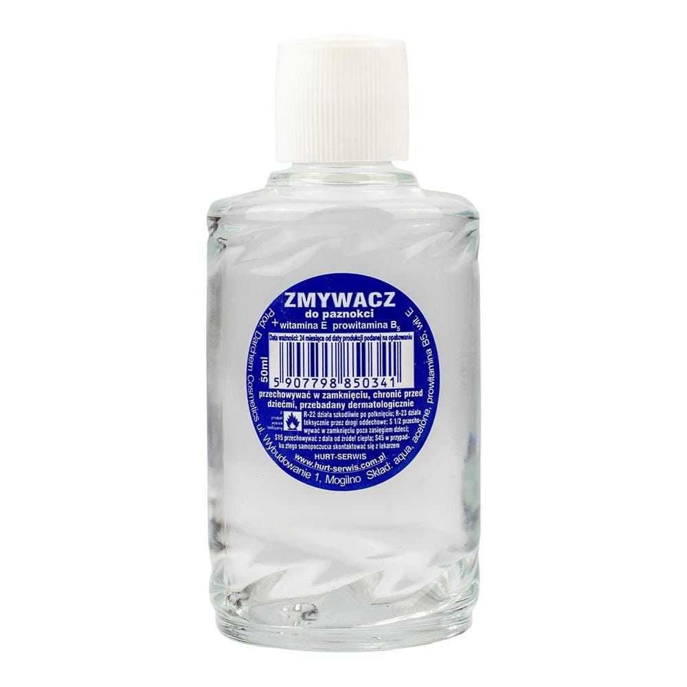275518 ZMYWACZ DO PAZNOKCI Z WITAMINĄ E I B 50ML (1) SZKŁO 5901445705466