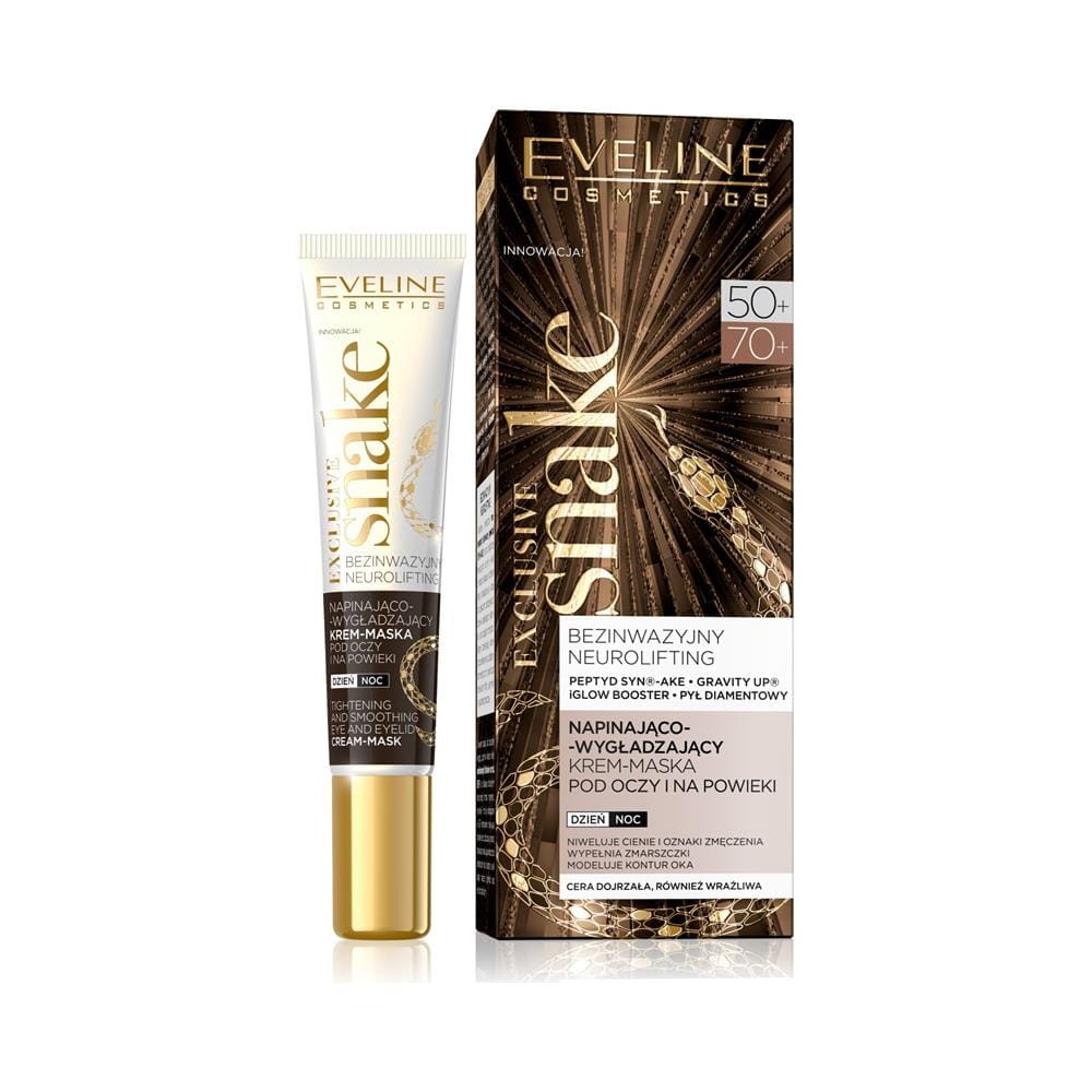 234105 EVELINE EXCLUSIVE SNAKE 50+/70+ KREM POD OCZY 20ML NAPINAJĄCO-WYGŁADZAJĄCY 5901761986419