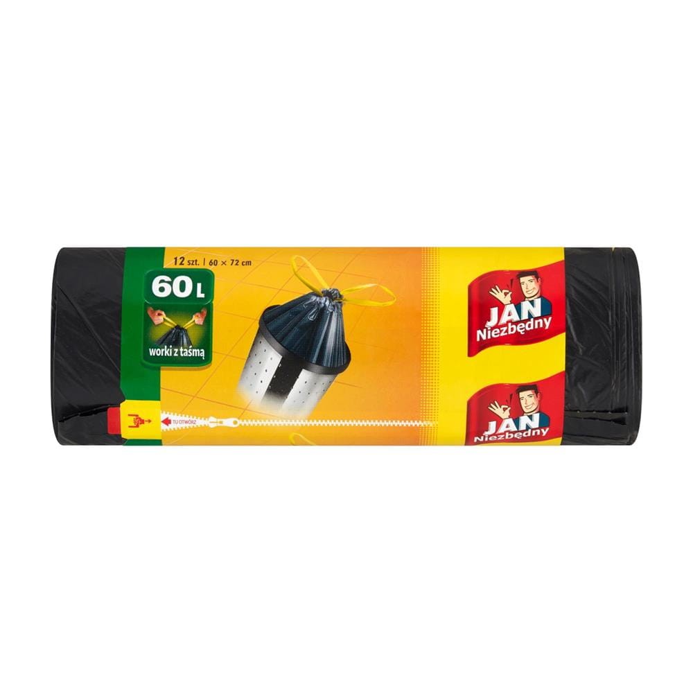 212679 JAN NIEZBĘDNY WORKI NA ŚMIECI HD CLASSIC 60L (12) TAŚMA 5900536310480