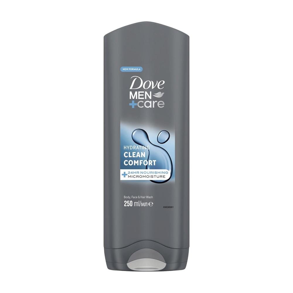284259 DOVE ŻEL POD PRYSZNIC MEN 250ML HYDRATING CLEAN COMFORT 8720181313417