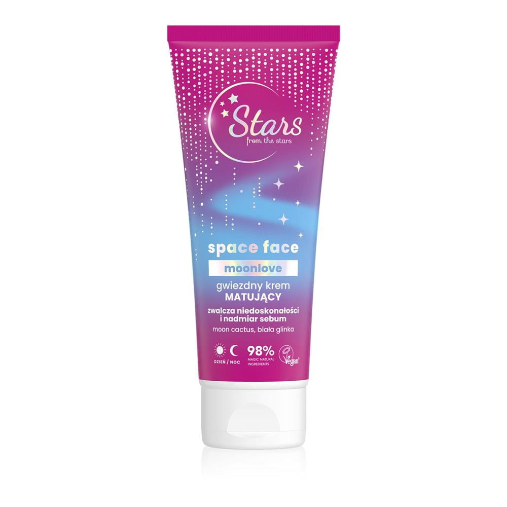290402 STARS SPACE FACE KREM DO TWARZY 50ML MOONLOVE MATUJĄCY ZWALCZA NIEDOSKONAŁOŚCI I NADMIAR SEBUM 5904209842919