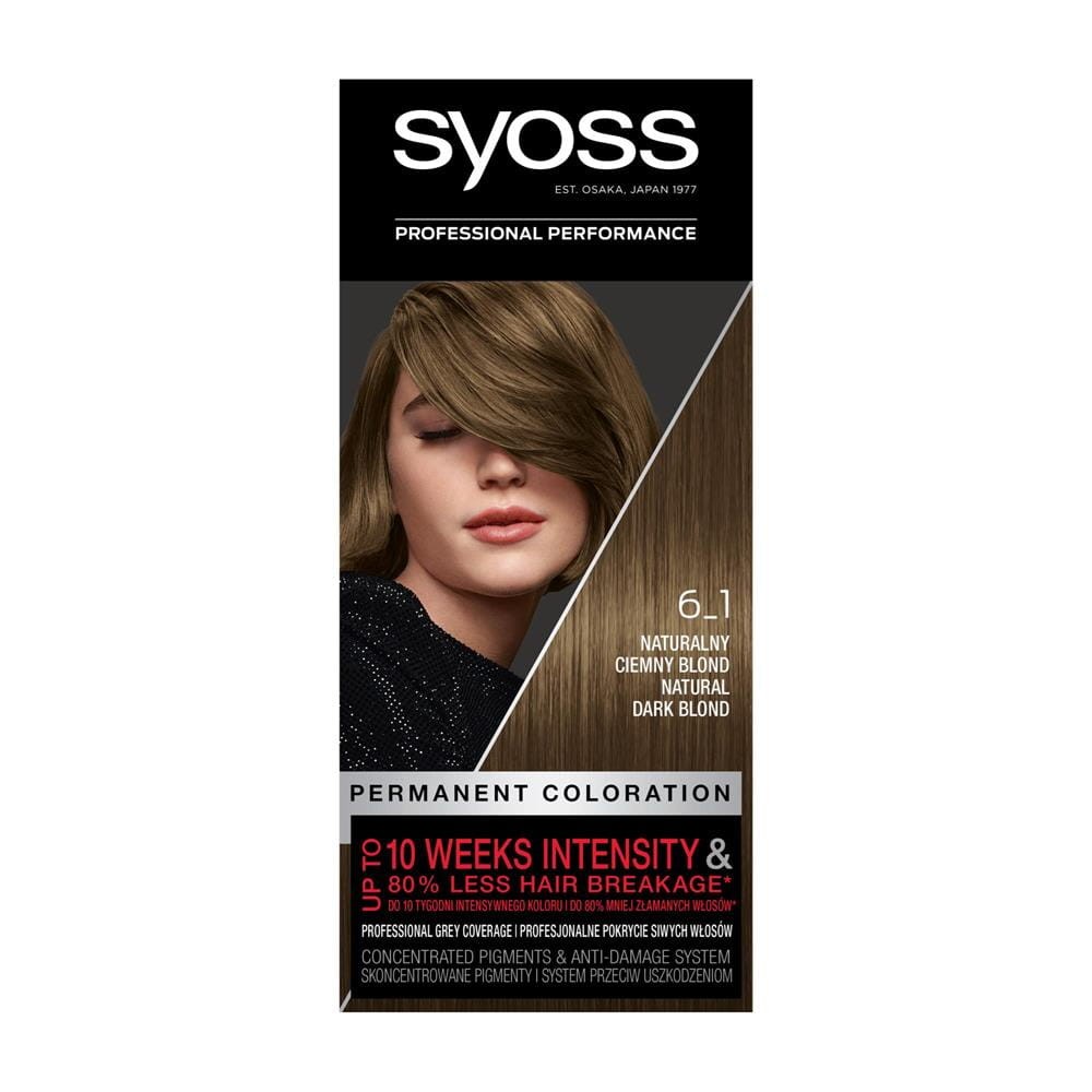 282418 SYOSS FARBA KOL 6-1 NATURALNY CIEMNY BLOND/NATURAL DARK BLOND 9000101713473