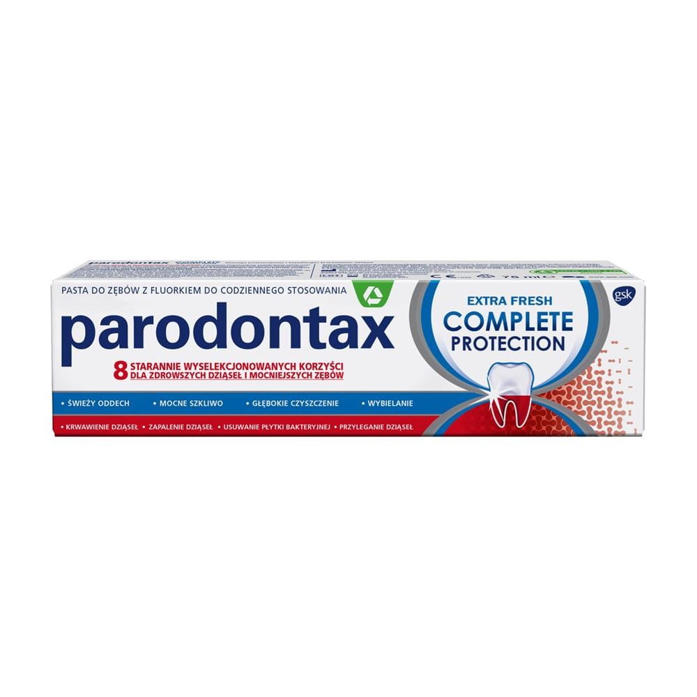 282450 PARODONTAX PASTA DO ZĘBÓW 75ML COMPLETE PROTECTION EXTRA FRESH 5054563948304