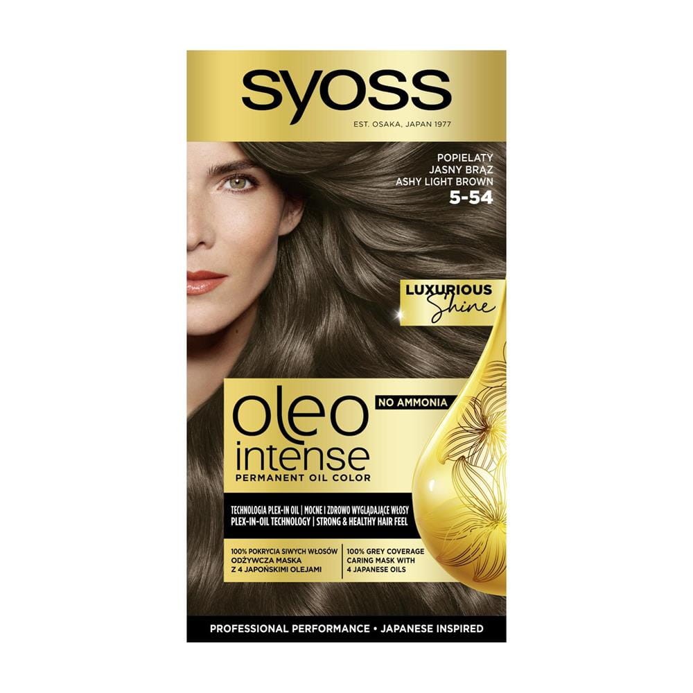 283868 SYOSS OLEO FARBA KOL 5-54 POPIELATY JASNY BRĄZ/ASHY LIGHT BROWN 9000101705201