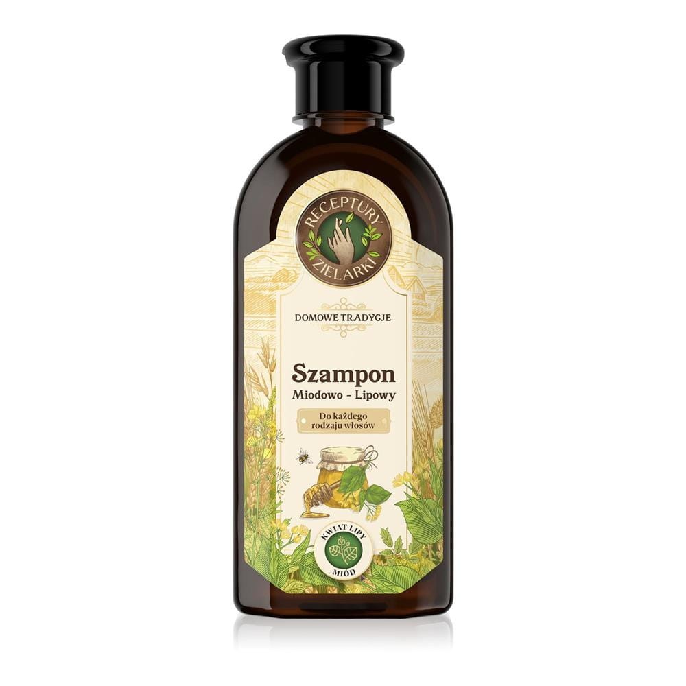 288617 RECEPTURY ZIEL SZAMPON DO WŁOSÓW 400ML MIODOWO-LIPOWY KAŻDY RODZAJ WŁOSÓW 5903794194458