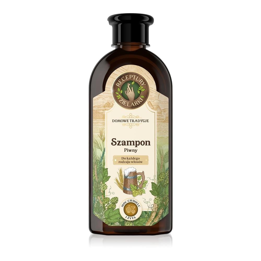 288618 RECEPTURY ZIEL SZAMPON DO WŁOSÓW 400ML PIWNY KAŻDY RODZAJ WŁOSÓW 5903794194465