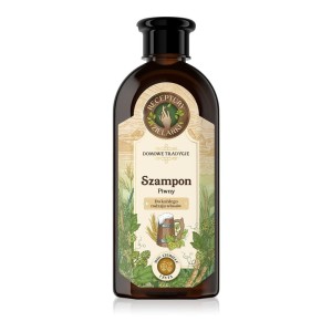 RECEPTURY ZIELARKI SZAMPON DO WŁOSÓW 350ML PIWNY KAŻDY RODZAJ WŁOSÓW