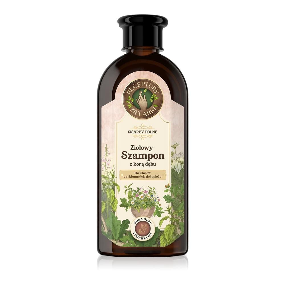 288622 RECEPTURY ZIEL SZAMPON DO WŁOSÓW 400ML KORA DĘBU SKŁONNOŚĆ DO ŁUPIEŻU 5903794194502