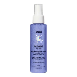 YOPE BLONDE MGIEŁKA DO WŁOSÓW 150ML BLOND,ROZJAŚNIANE AMETYSTOWA ROZŚWIETLAJĄCA