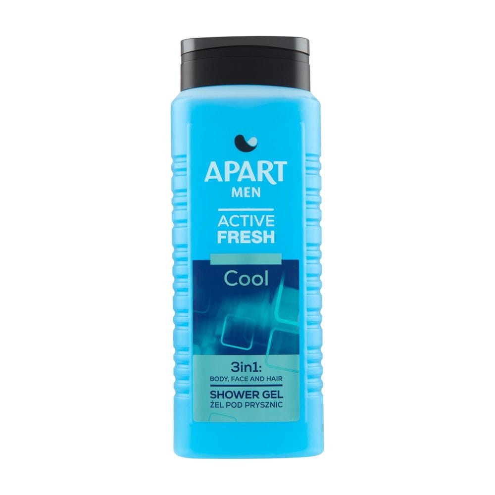 275485 APART ŻEL POD PRYSZNIC MEN 500ML ACTIVE FRESH 3IN1 COOL 5900931033885