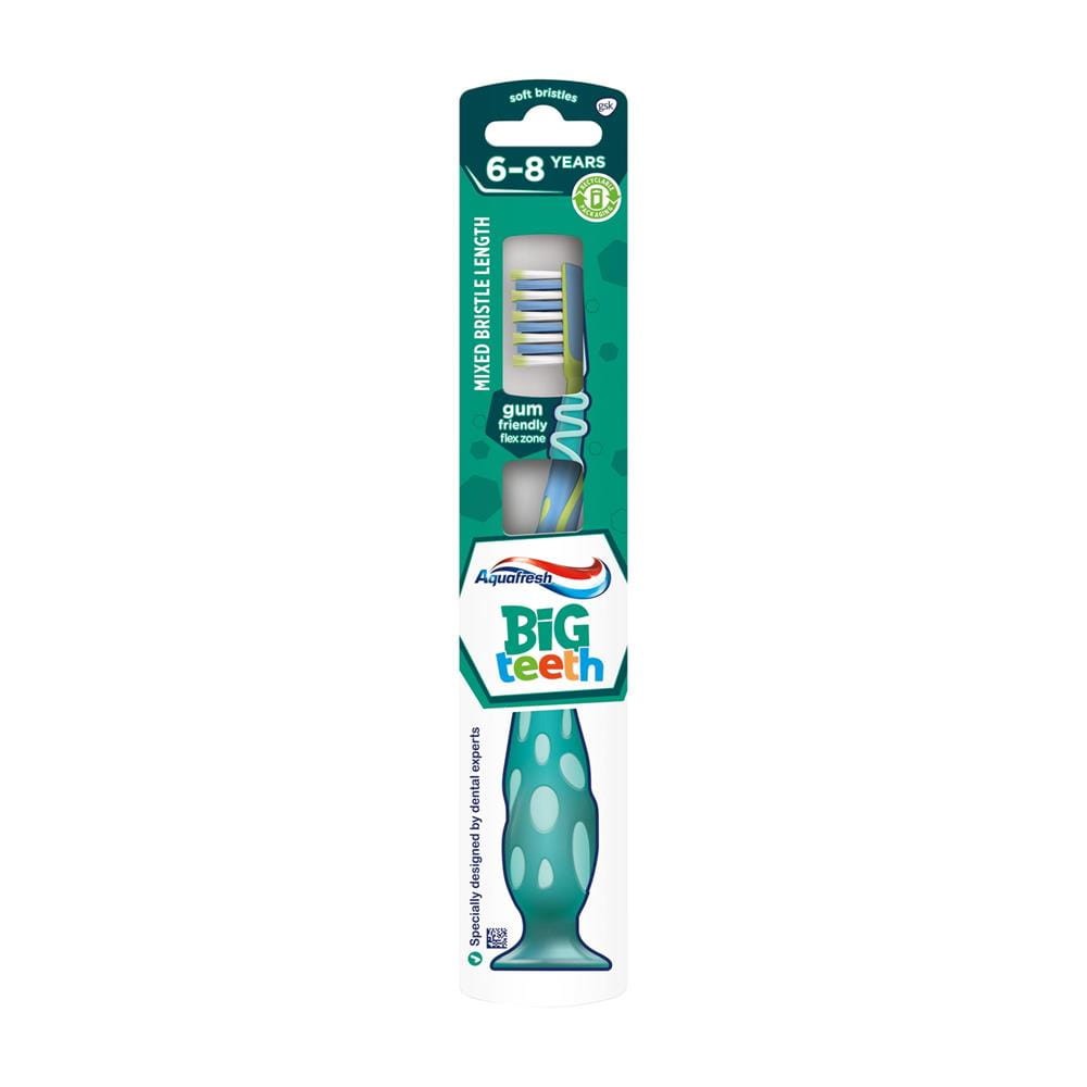 283358 AQUAFRESH SZCZOTECZKA DO ZĘBÓW KIDS 6+  BIG TEETH 5054563125439