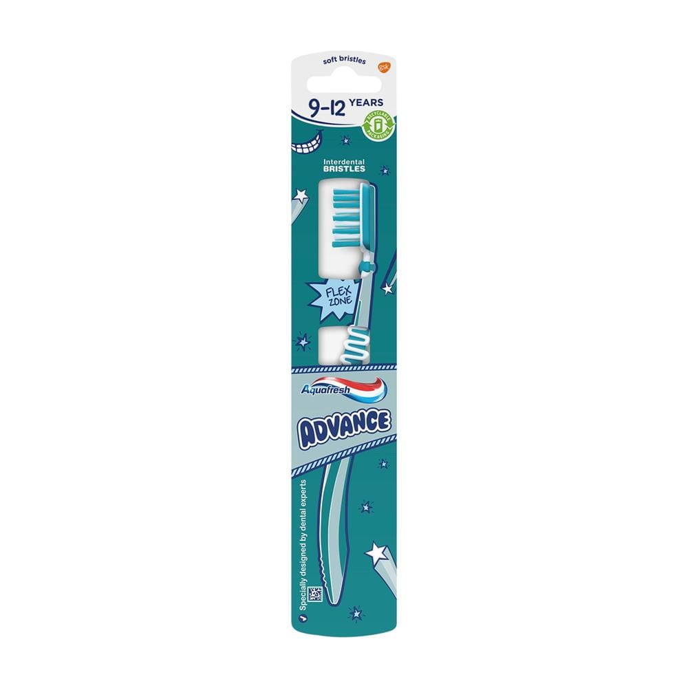 281325 AQUAFRESH SZCZOTECZKA DO ZĘBÓW KIDS 9-12 ADVANCE SOFT 5054563124142
