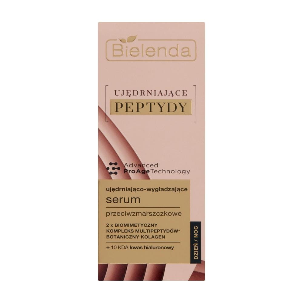 281392 BIELENDA UJĘDRNIAJĄCE PEPTYDY SERUM DO TWARZY 30ML UJĘDRNIAJĄCO-WYGŁADZAJĄCE 5902169051761