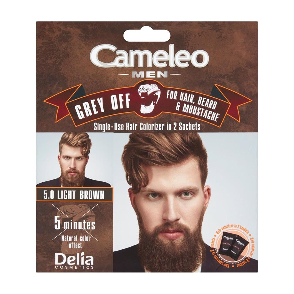 248470 CAMELEO MEN GREY OFF FARBA KOL 5.0 LIGHT BROWN 5901350469156