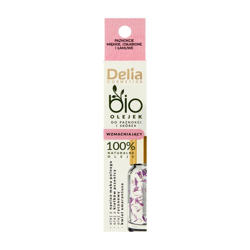 251169 DELIA BIO OLEJEK DO PAZNOKCI I SKÓREK 10ML WZMACNIAJĄCY 5901350487020