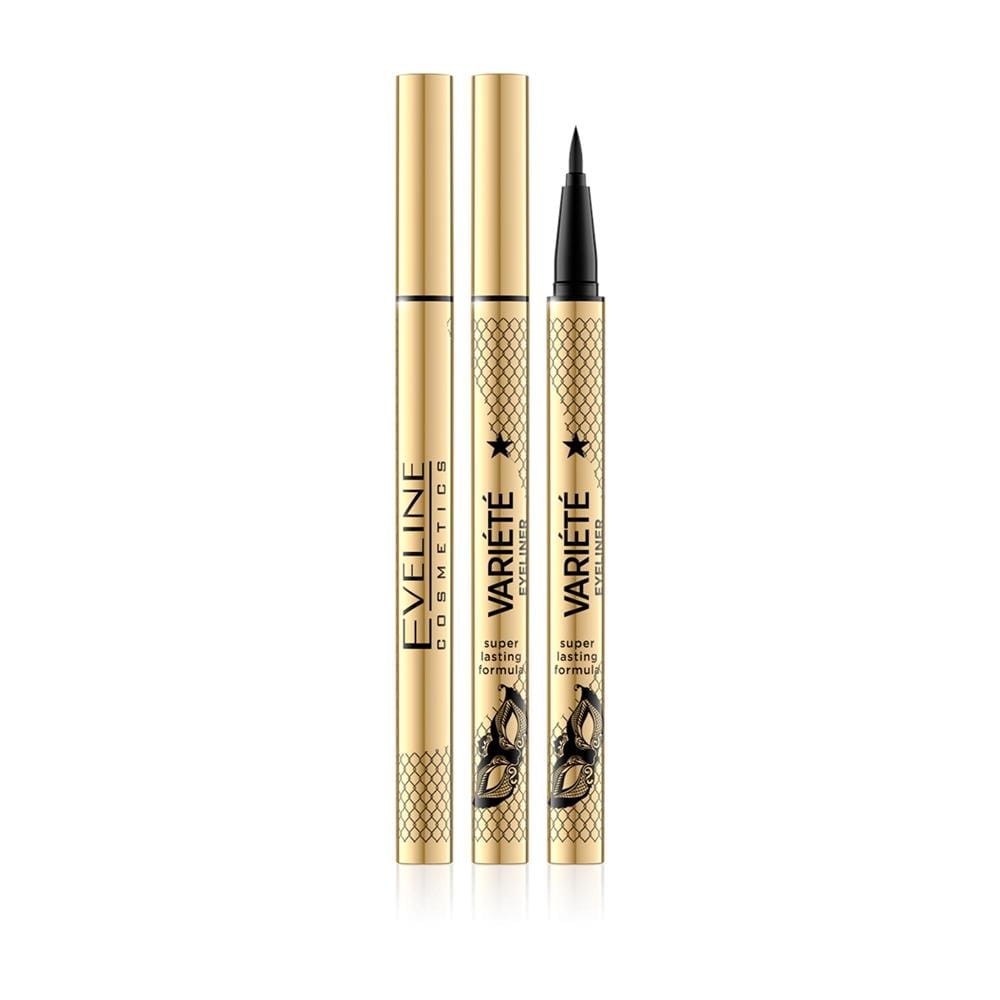 255679 EVELINE VARIETE EYELINER W PISAKU BLACK 5903416017875