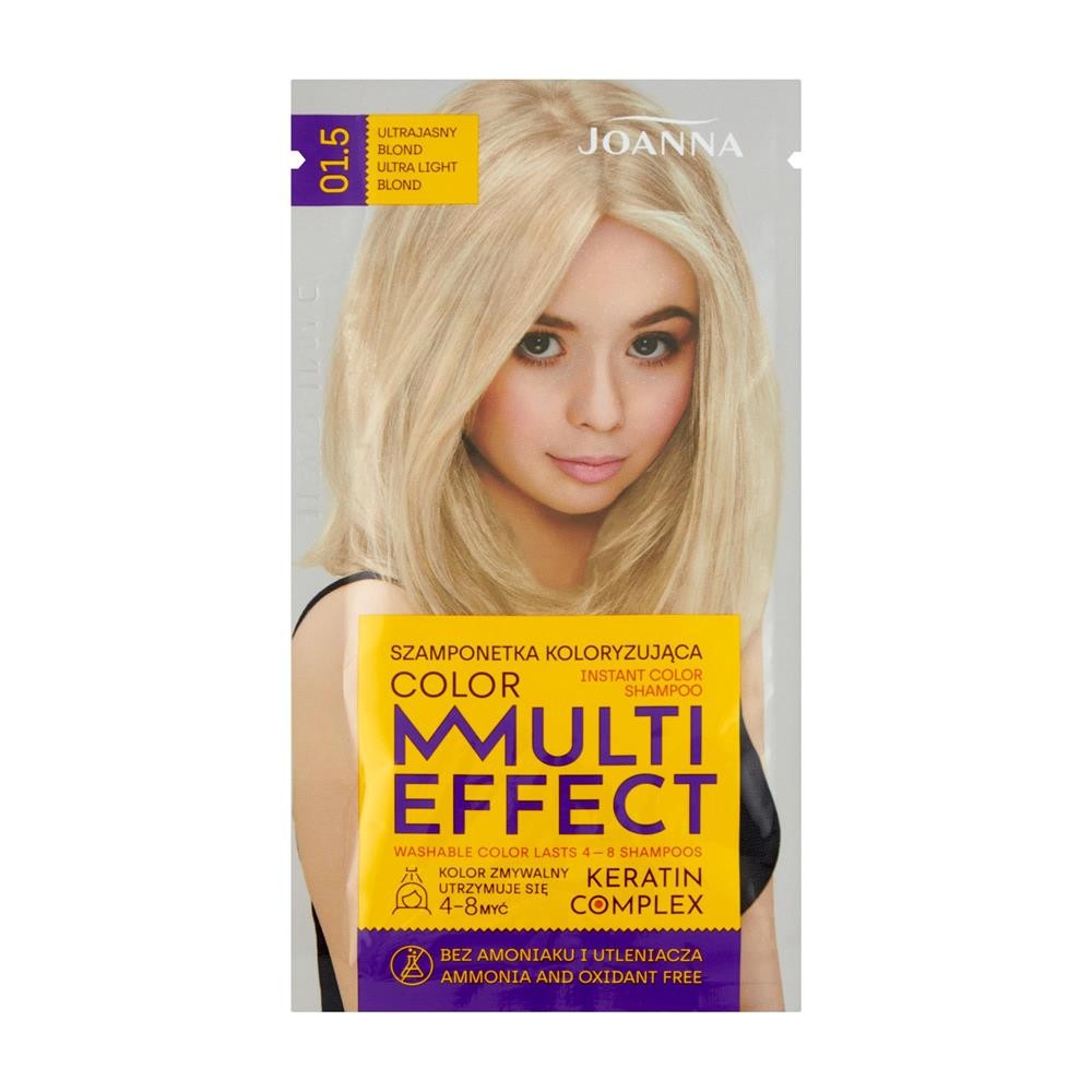 280490 JOANNA MULTI EFFEKT COLOR SZAMPONETKA KOL 01.5 ULTRAJASNY BLOND/ULTRA LIGHT BLOND 5901018020705