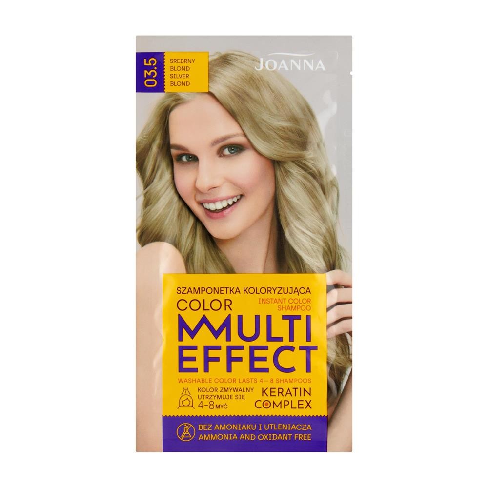 280492 JOANNA MULTI EFFEKT COLOR SZAMPONETKA KOL 03.5 SREBRNY BLOND/SILVER BLOND 5901018020729