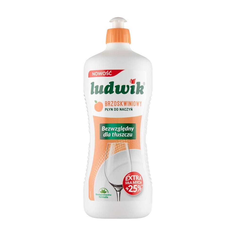 254511 LUDWIK PŁYN DO NACZYŃ  900G BRZOSKWINIA 5900498028256