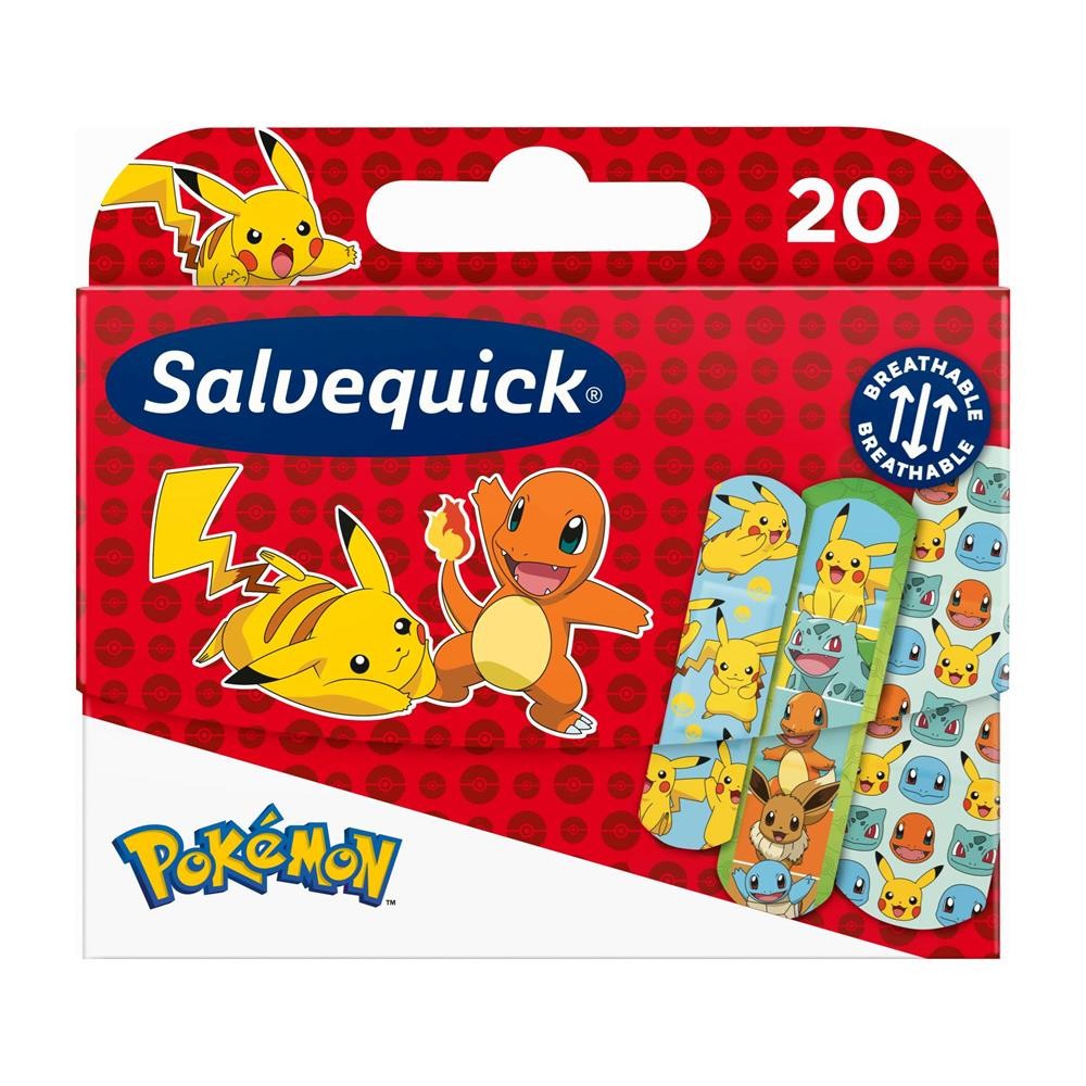 281219 SALVEQUICK PLASTRY KIDS 20 SZT. POKEMON 7310610030643