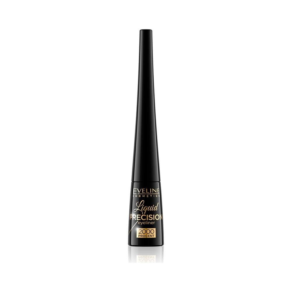 214795 EVELINE EYELINER LIQUID PRECISION 2000% CZARNY 5901964041380