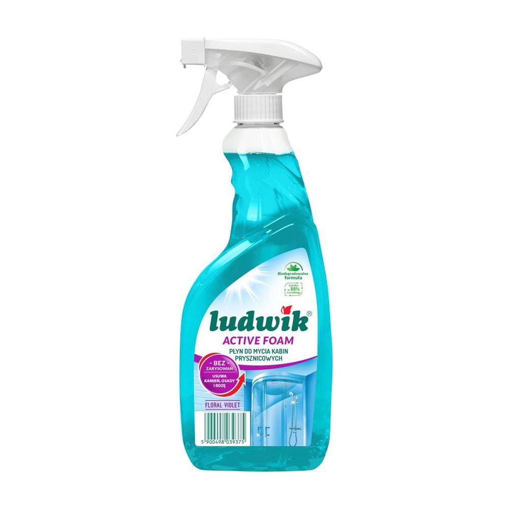 285465 LUDWIK SPRAY DO CZYSZCZENIA 600ML KABINY PRYSZNICOWE FLORAL VIOLET 5900498039375