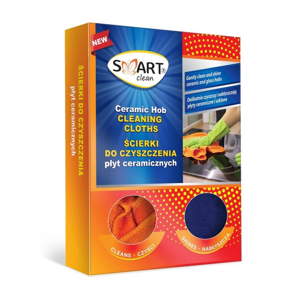 287928 SMART CLEAN ŚCIERECZKI DO CZYSZCZENIA PŁYT CERAMICZNYCH 2 SZT. 5060411613553