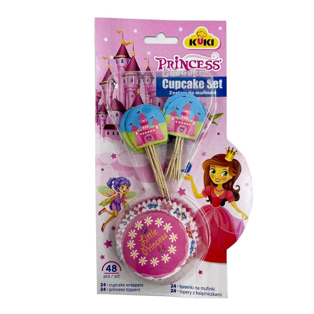 285082 KUKI ZESTAW DO MUFINEK 48 SZT. PRINCESS 5060411613485