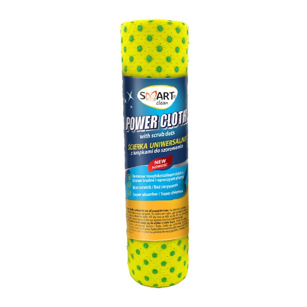 285074 SMART CLEAN ŚCIERKA NA ROLCE UNIWERSALNA Z KROPKAMI DO SZOROWANIA 24X30 7 SZT. 5060411613362