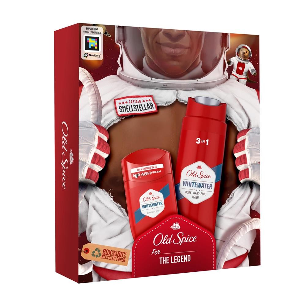 289966 OLD SPICE ZESTAW PREZENTOWY WHITEWATER ASTRONAUT STICK+ŻEL POD PRYSZNIC 8700216131766