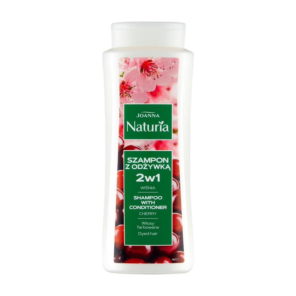 158058 JOANNA NATURIA SZAMPON DO WŁOSÓW 500ML 2W1 WIŚNIA 5901018012151