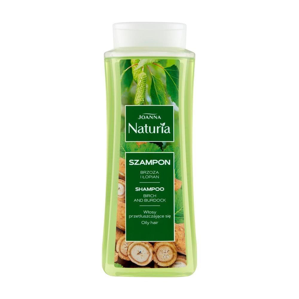 259417 JOANNA NATURIA SZAMPON DO WŁOSÓW 500ML BRZOZA I ŁOPIAN PRZETŁUSZCZAJĄCE SIĘ 5901018019426