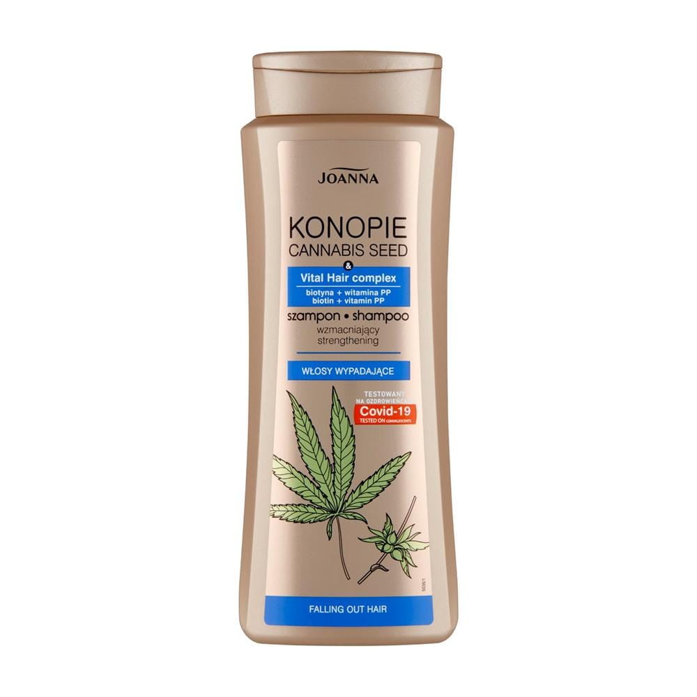 266480 JOANNA KONOPIE SZAMPON DO WŁOSÓW 400ML WZMACNIAJĄCY WYPADAJĄCE 5901018931889
