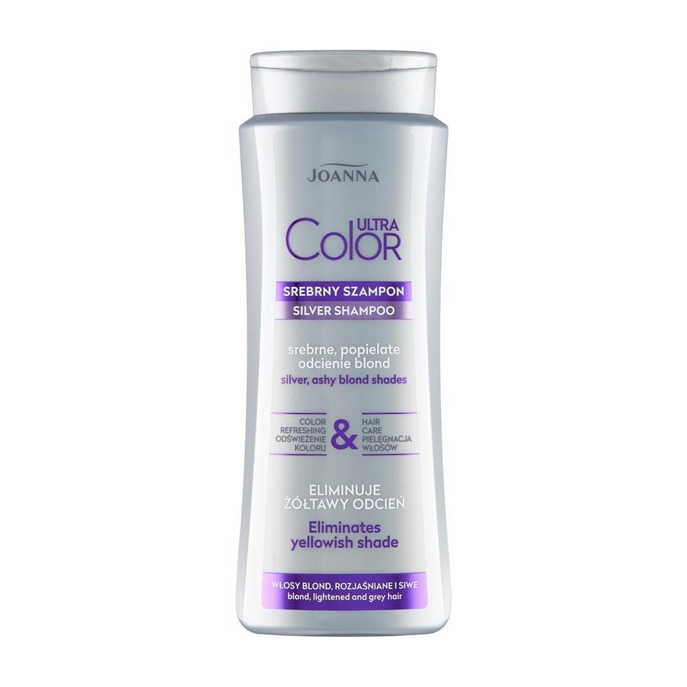 271671 JOANNA ULTRA COLOR SZAMPON DO WŁOSÓW 400ML SREBRNE,POPIELATE ODCIENIE BLOND 4005808222742