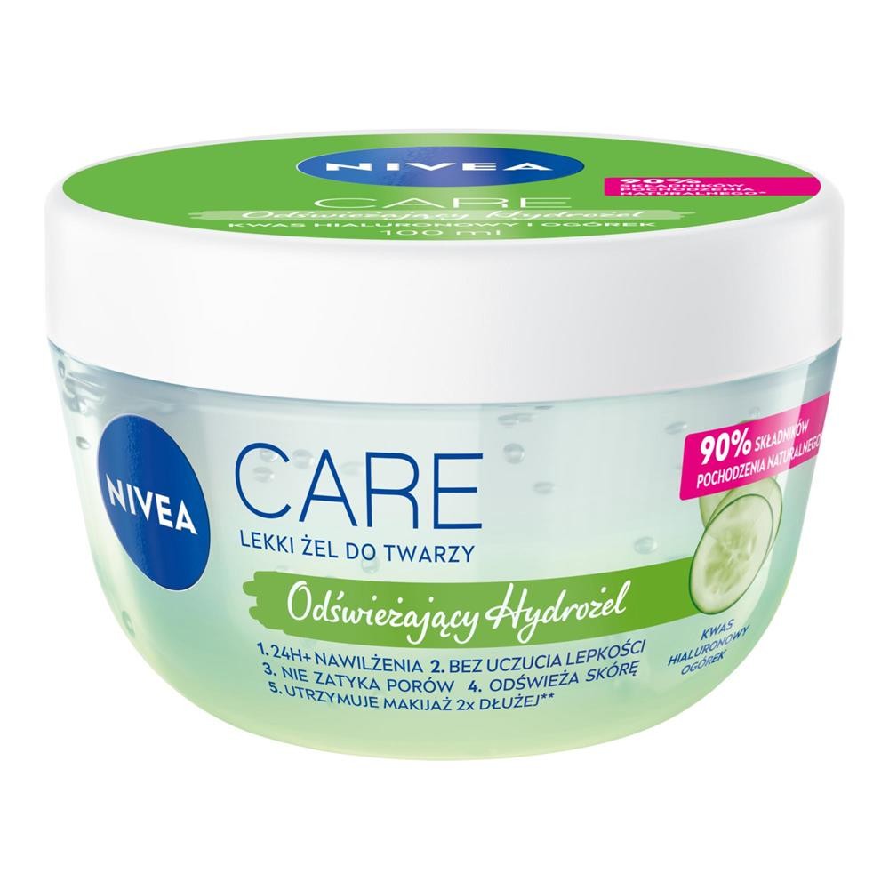 259925 NIVEA CARE LEKKI ŻELOWY KREM DO TWARZY 100ML 42397984