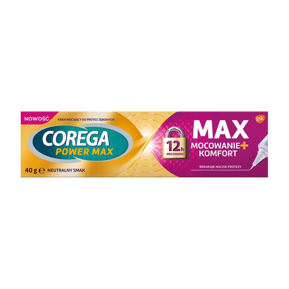 291977 COREGA KREM 40G MAX MOCOWANIE+KOMFORT 5054563123534