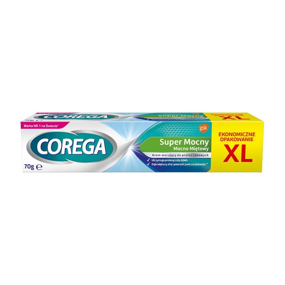 291980 COREGA KREM 70G SUPER MOCNY MOCNO MIĘTOWY 5054563081780
