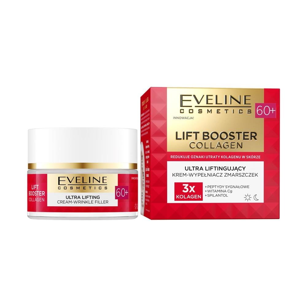 290724 EVELINE LIFT BOOSTER COLLAGEN 60+ KREM DO TWARZY 50ML ULTRA LIFTINGUJĄCY 5903416058601