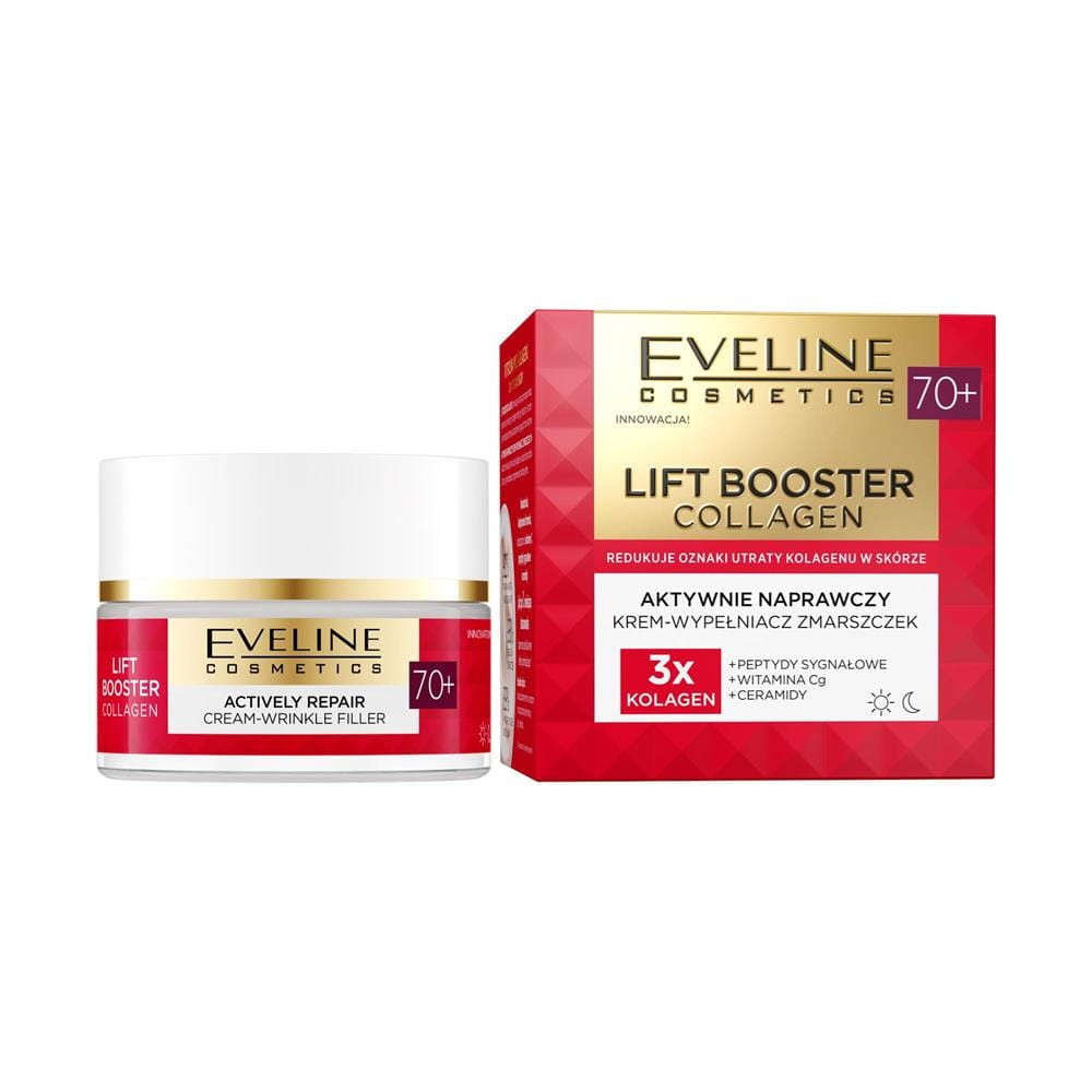 290725 EVELINE LIFT BOOSTER COLLAGEN 70+ KREM DO TWARZY 50ML AKTYWNIE NAPRAWCZY 5903416058618