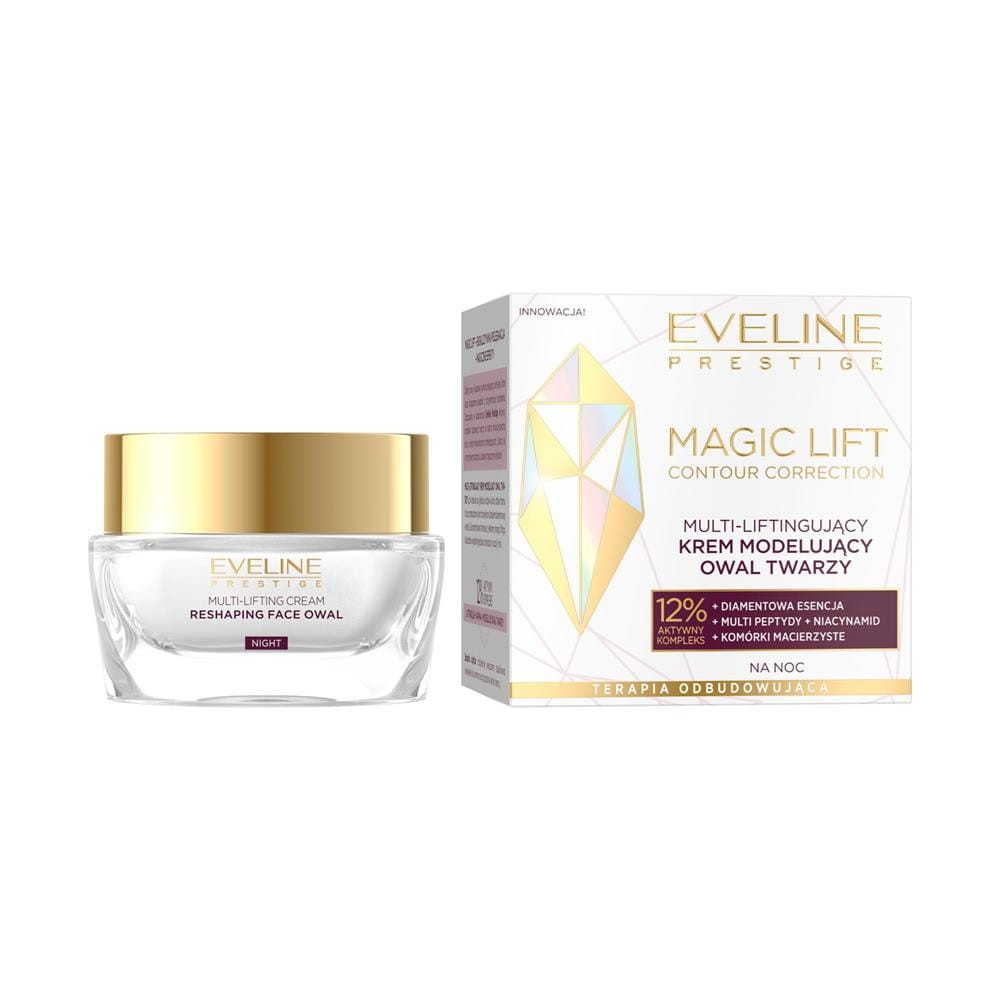 290391 EVELINE MAGIC LIFT CONTOUR CORRECTION KREM DO TWARZY 50ML NOC MULTI-LIFTINGUJĄCY MODELUJĄCY 5903416039365