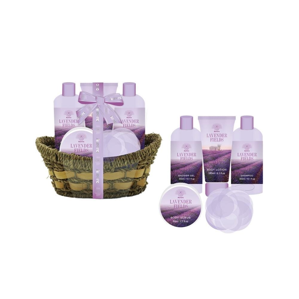 279200 AURORA KOMPLET LAVENDER FIELDS KOSZYK 5-ELEMENTÓW 5060411612846