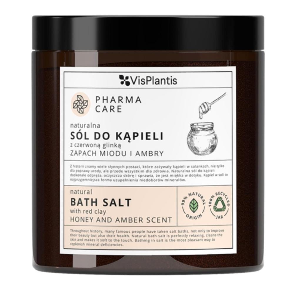 292304 VIS PLANTIS PHARMA CARE SÓL DO KĄPIELI 800G MIÓD&amp;AMBRA/CZERWONA GLINKA 5907618137287